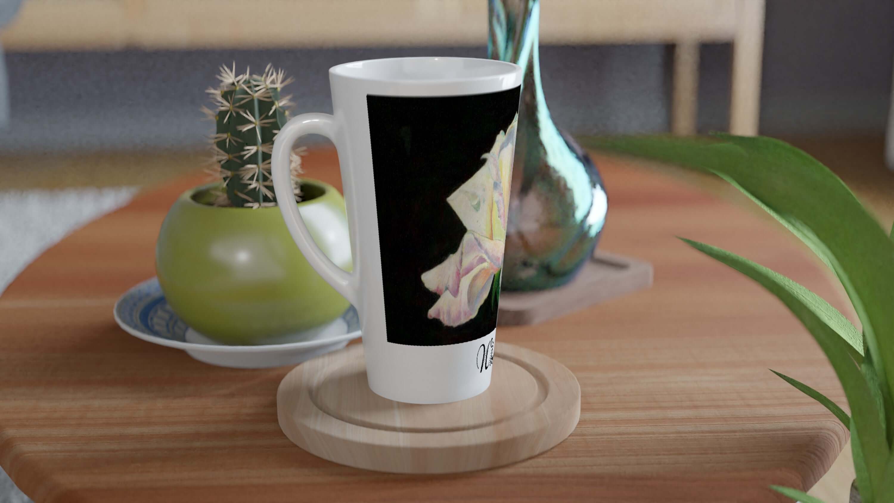 17 oz latter ceramic mug