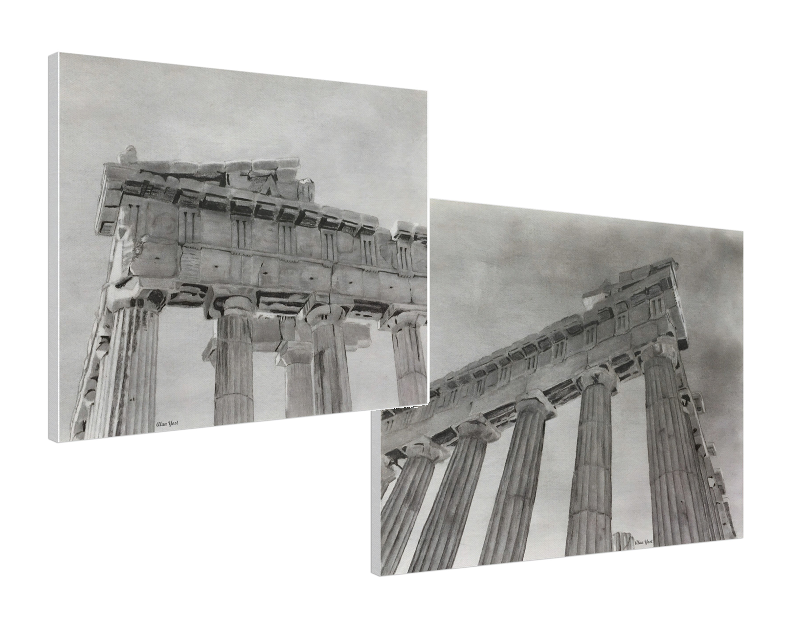 Parthenon canvas set