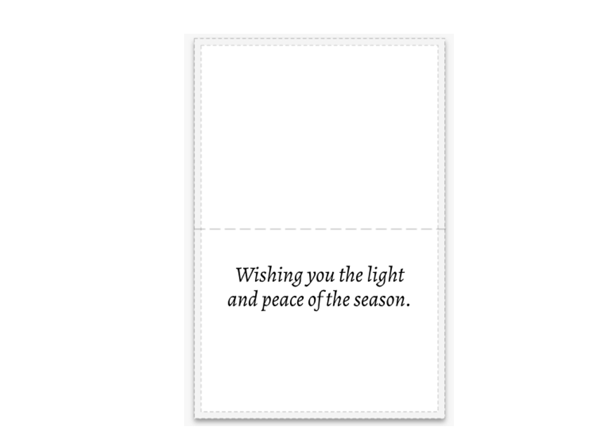 Mercy - Pack of 10 Holiday cards/env (US & Can)